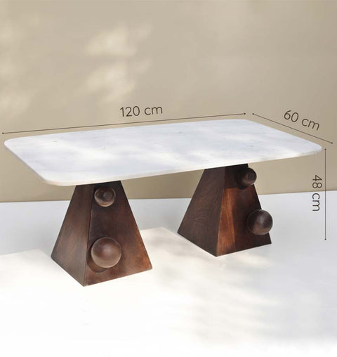 Marble Top Coffee Table 