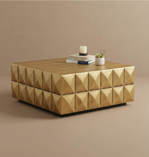 brass coffee table