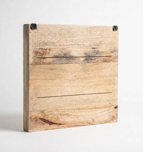 Handcrafted Wooden Carved Wall Panel – Small Decorative Art