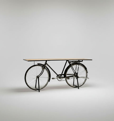 Iron Wooden Bicycle Console Table - Simply Home