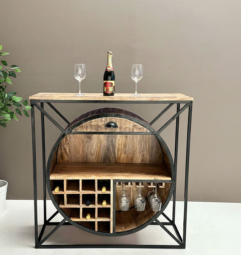 Rustic Cask Cabinet