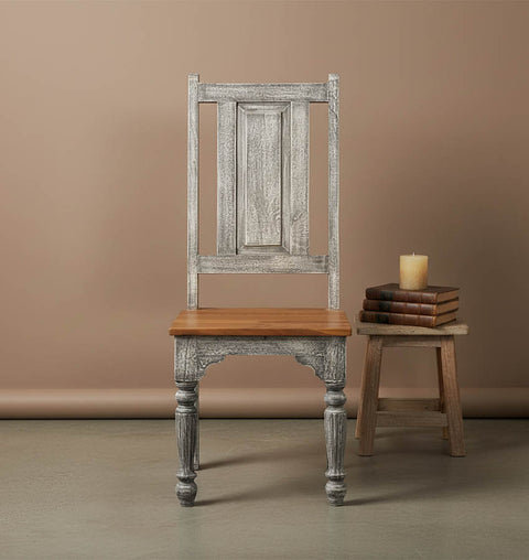 Hand Carved Wooden Dining Chair